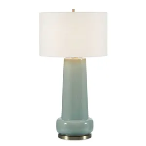Claudin Aqua Blue Table Lamp