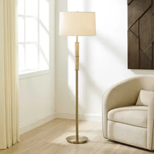 Verlaine Travertine Floor Lamp