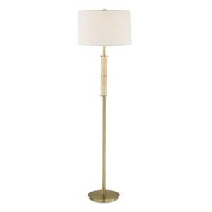 Verlaine Travertine Floor Lamp