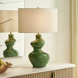 Esall Dark Green Table Lamp