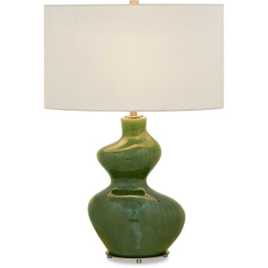 Esall Dark Green Table Lamp