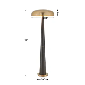 Davis Black Floor Lamp