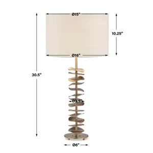Akoa Metal Disc Table Lamp