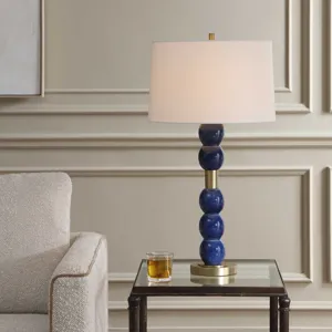 Bellore Blue Glaze Table Lamp