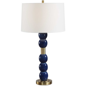 Bellore Blue Glaze Table Lamp