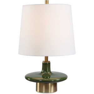 Sieler Glossy Green Table Lamp