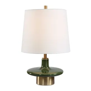 Sieler Glossy Green Table Lamp