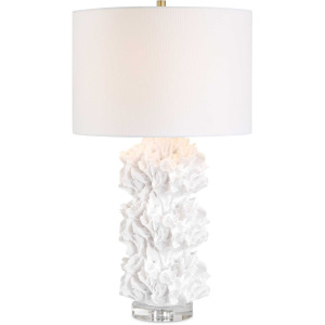 Cambre White Coral Table Lamp
