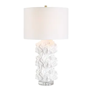 Cambre White Coral Table Lamp