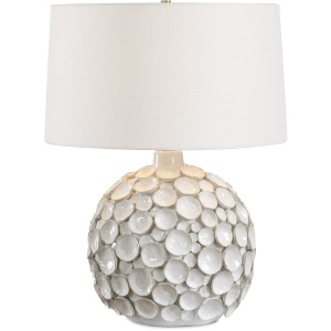 Hartley White Petal Table Lamp