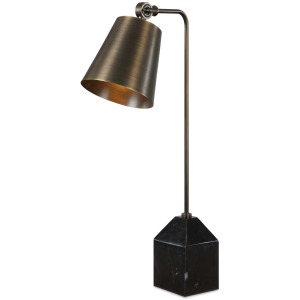 Hutchinson Bronze Desk Lamp
