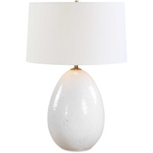 Avery White Glaze Table Lamp