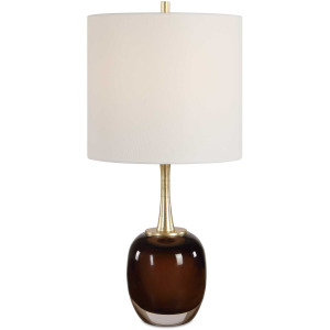Vannett Dark Amber Table Lamp