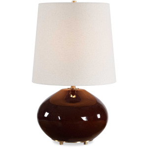 Allemand Ruby Red Glaze Table Lamp
