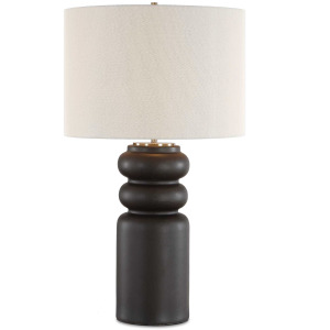 Macon Matte Black Table Lamp