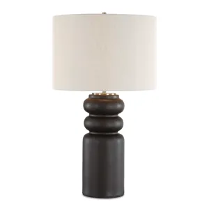 Macon Matte Black Table Lamp