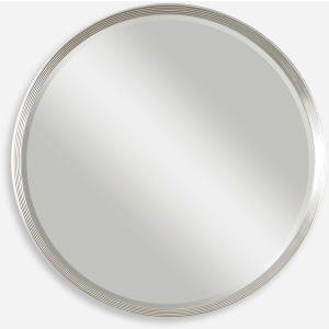 Serenza Round Silver Mirror