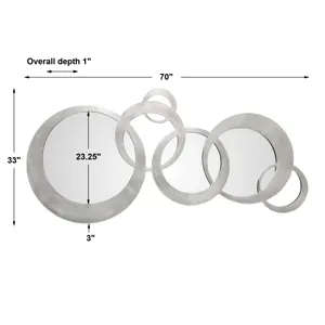 Odiana Silver Rings Modern Mirror