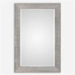 Leiston Metallic Silver Mirror