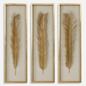 Palma Gold Leaf Shadow Box Set/3