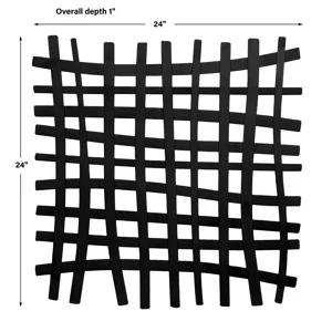 Gridlines Iron Wall Decor