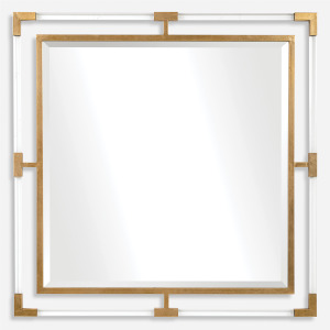 Balkan Golden Square Mirror