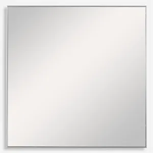 Alexo Silver Square Mirror