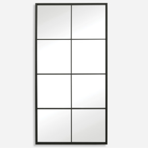 Rousseau Iron Window Mirror
