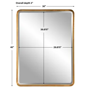 Crofton Gold Large Mirror