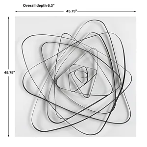 Nucleus Metal Modern Wall Decor