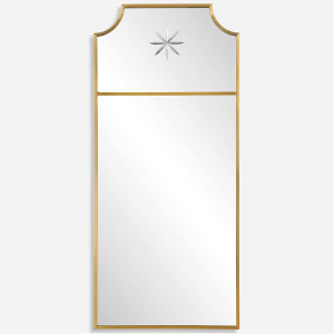 Caddington Tall Brass Mirror