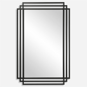 Amherst Black Iron Mirror