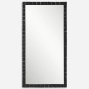 Dandridge Black Industrial Mirror