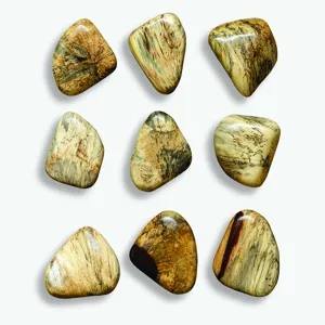 Pebbles Blonde Wood Wall Decor, S/9