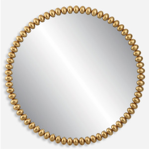 Byzantine Round Gold Mirror
