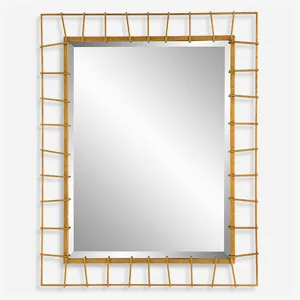 Townsend Antiqued Gold Mirror