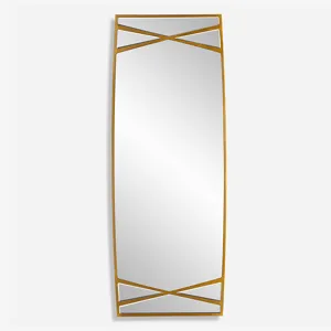 Gentry Oversized Gold Mirror
