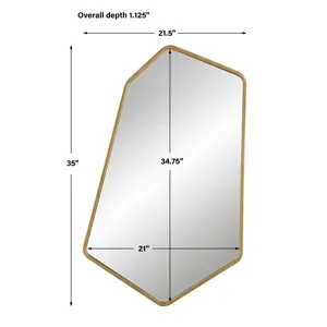 Linneah Large Gold Mirror