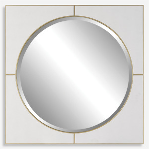 Cyprus White Square Mirror