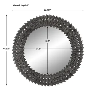 Illusion Modern Round Mirror