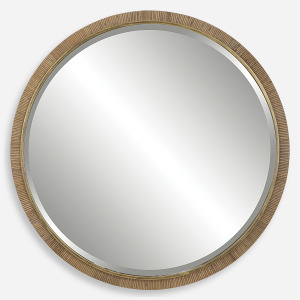 Paradise Round Rattan Mirror
