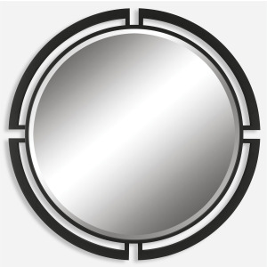 Quadrant Modern Round Mirror