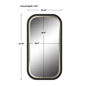 Nevaeh Curved Rectangle Mirror