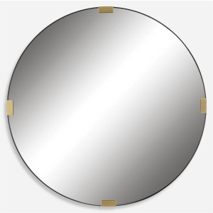 Clip Modern Round Mirror