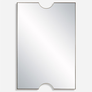 Ticket Gold Vanity Mirror