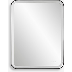 Crofton Lighted Black Large Mirror
