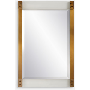 Nera Plated Brass Mirror