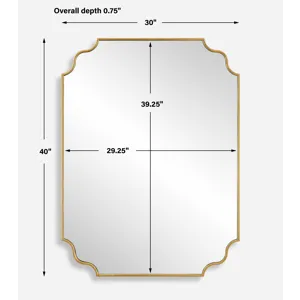 Lennyn Gold Vanity Mirror