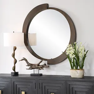 Reverse Round Mirror