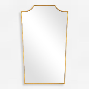 Demure Antique Gold Mirror